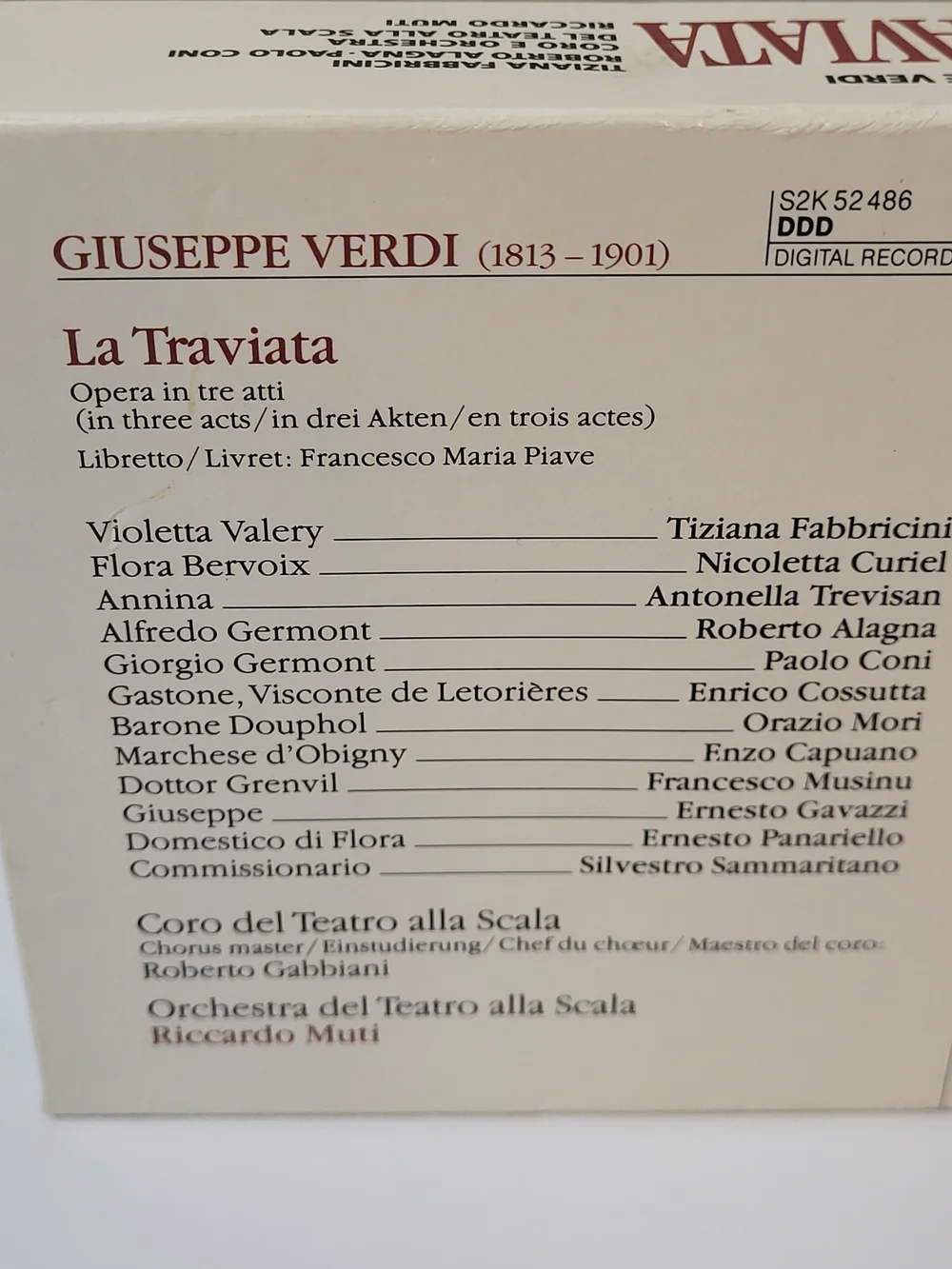 Traviata by Verdi / Harteros / Beczala / Gavanelli (Super Audio CD (SACD), 2008)